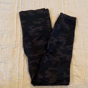 Spanx Black Camo Leggings